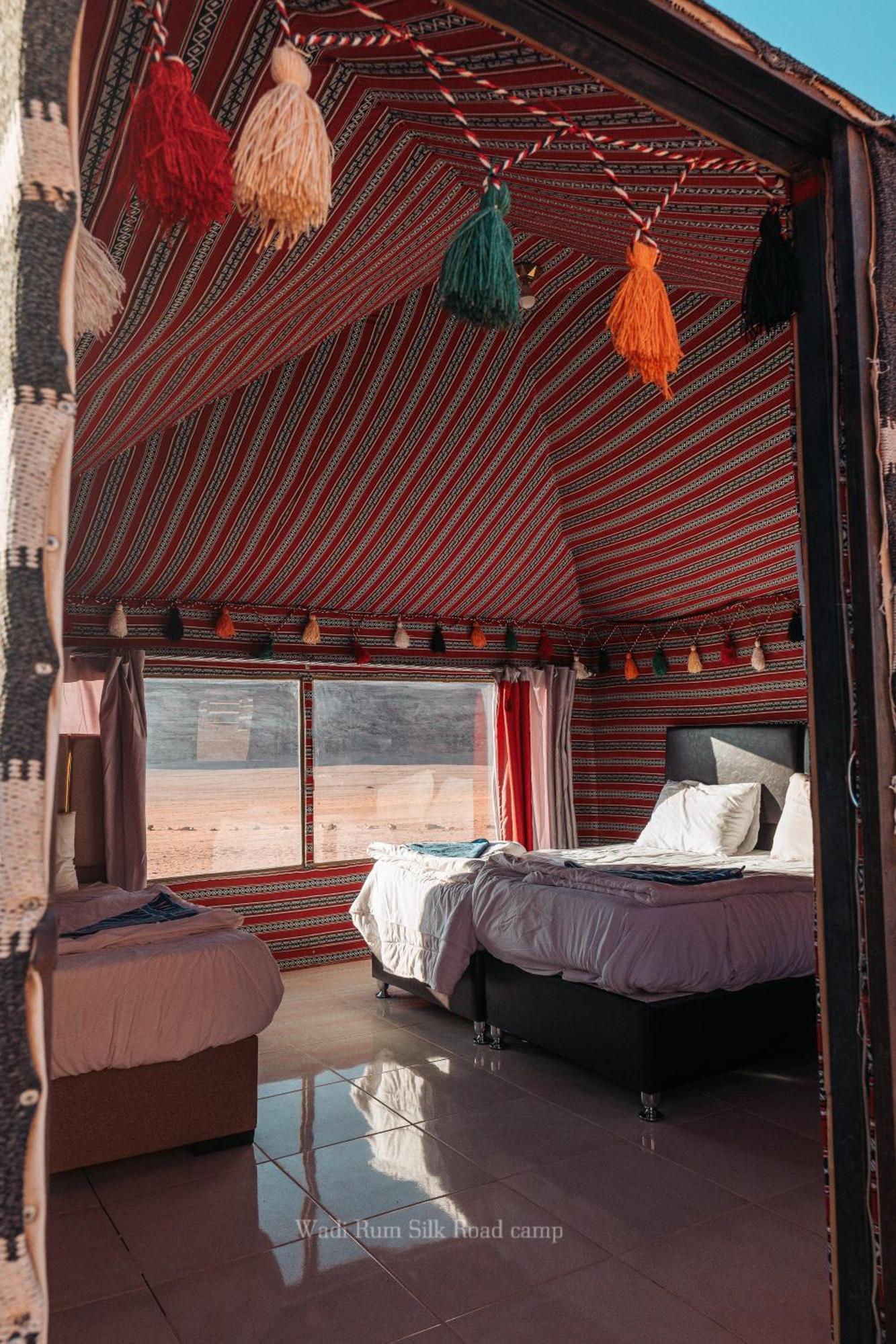 Wadi Rum Silk Road Camp المظهر الخارجي الصورة